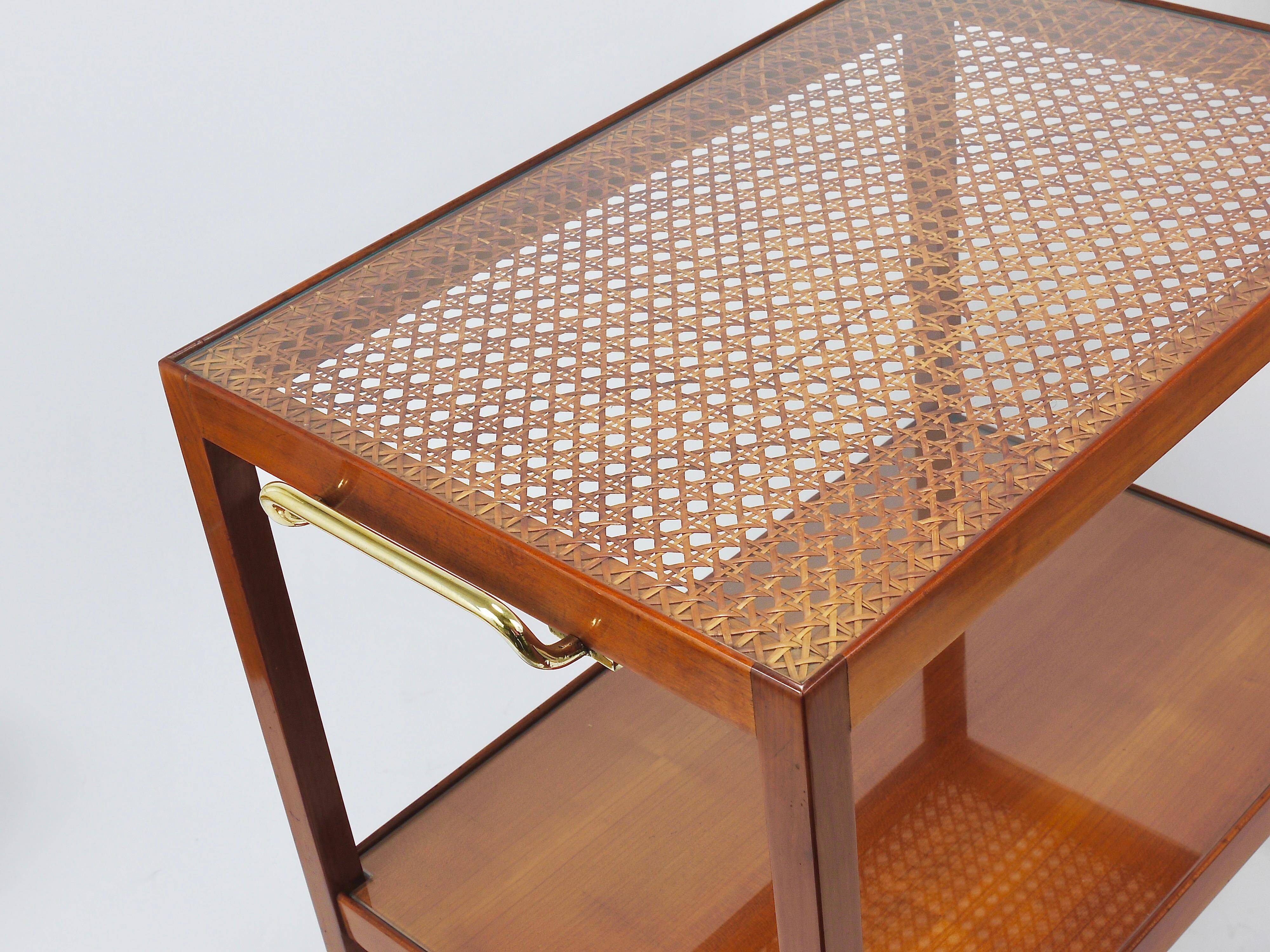 Julius Jirasek Werkstätte Hagenauer Bar Cart, Vienna, 1930s