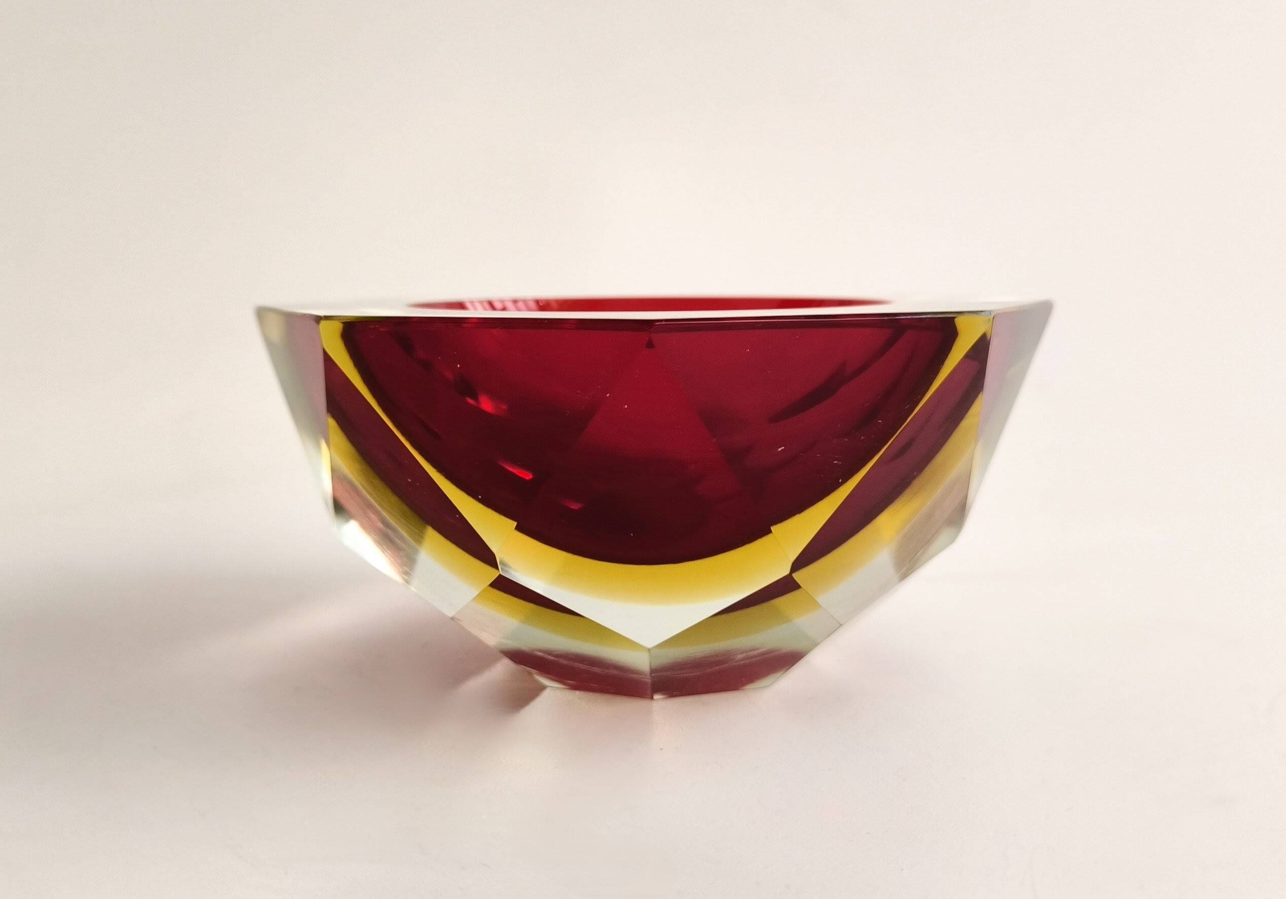 Cenicero in Murano crystal by Flavio Poli años 60