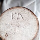 Glazed stoneware vase signed