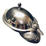 Silver-plated foie gras dome