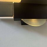 Vintage sandblasted glass wall lamp by Vetri Murano, Italy 1970