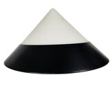 Memphis Milano style - 'Cone' - ceiling light - glass - metal - 80s
