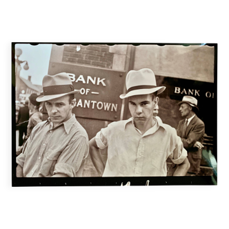 Photographie Walker Evans, Rue principale, Morgantown Virginie-Occidentale, 1938