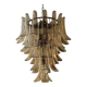 Fume’ “selle” murano glass cascade chandelier