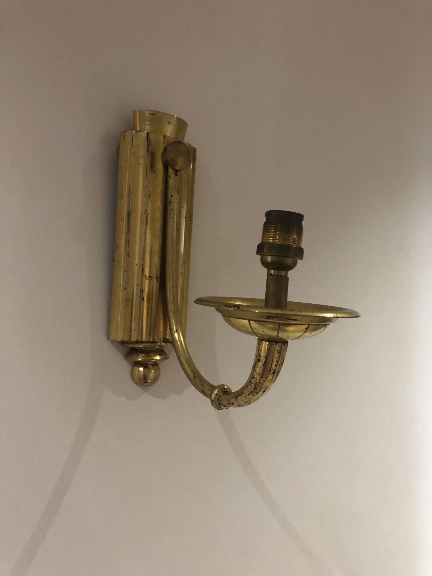Art Deco sconces pair