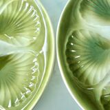 10 earthenware shell plates in the 70s