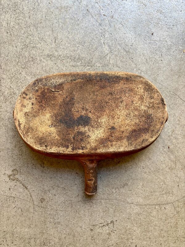 Plat lèche-frite en terre cuite émaillée n°1