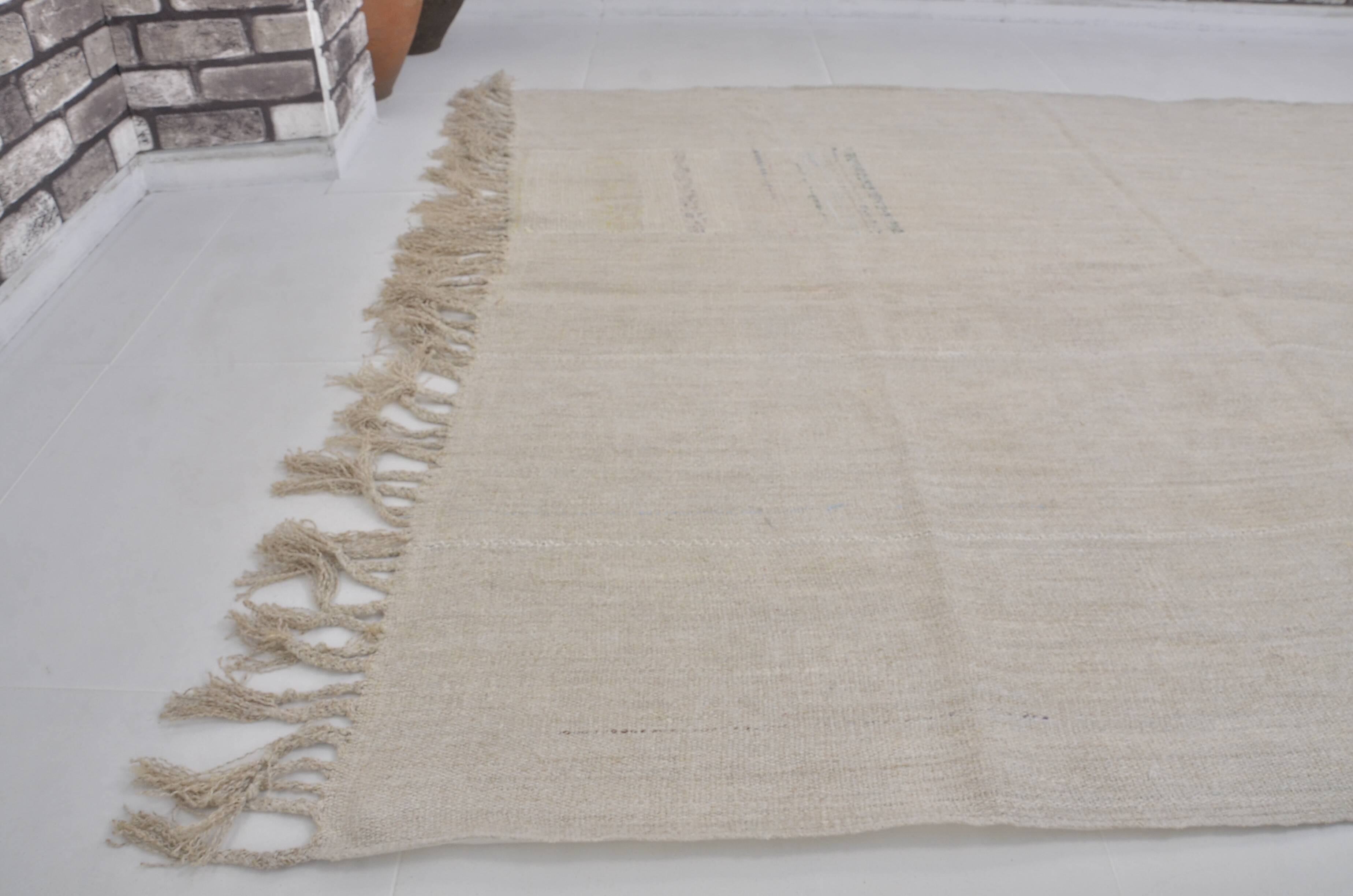 White Vintage Handmade Turkish Hemp