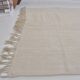 White Vintage Handmade Turkish Hemp