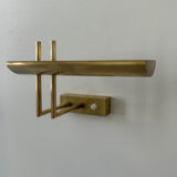 Pair of vintage wall lights, brass, France 1970