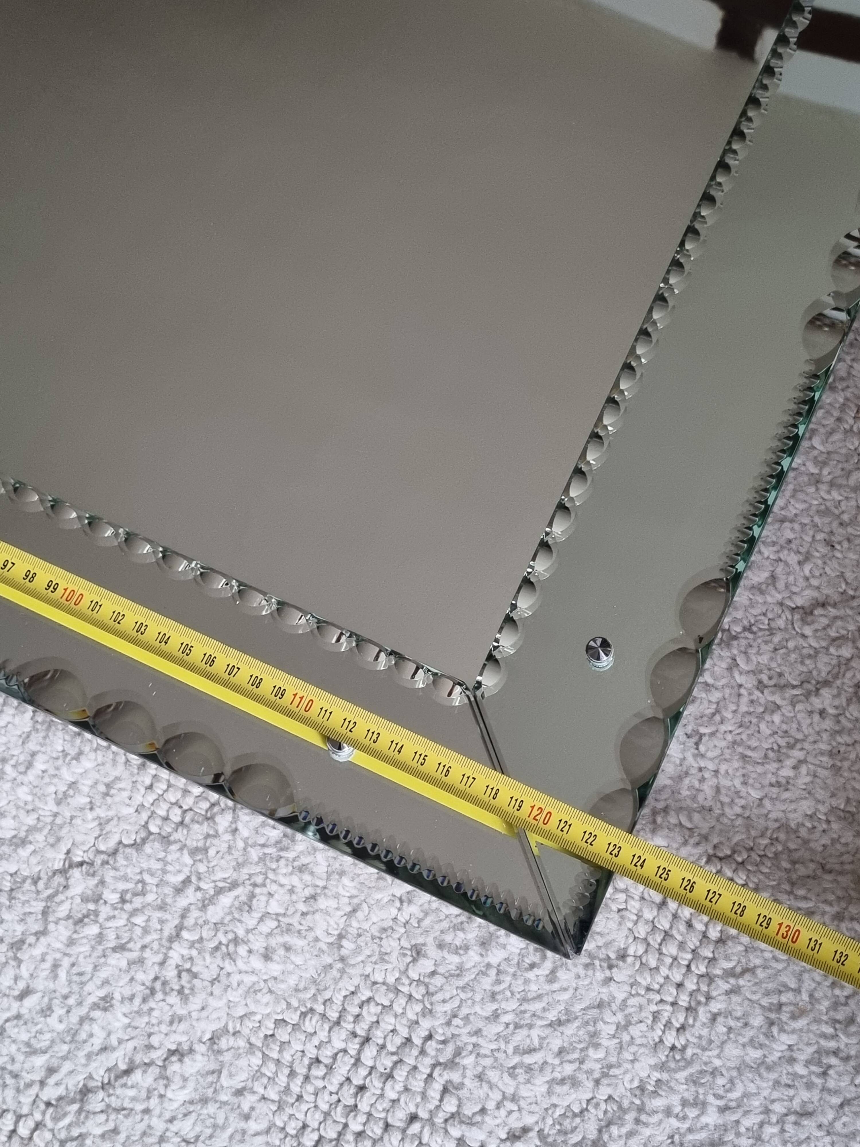 Vintage Venetian style mirror, to stand, 124 x 63 cm