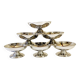 Guy Degrenne ice cream cups, 1970s-1980s