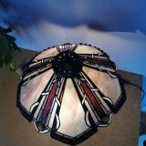 Tiffany style lamp, stained glass, art nouveau