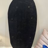 Large organic narcissus mirror - black