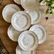 Set of 10 vintage Limoges porcelain soup plates