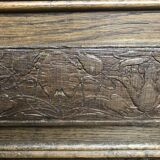 Antique wardrobe with mirror