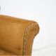 Yellow wingback armchair, Northern Europe, circa 1940s