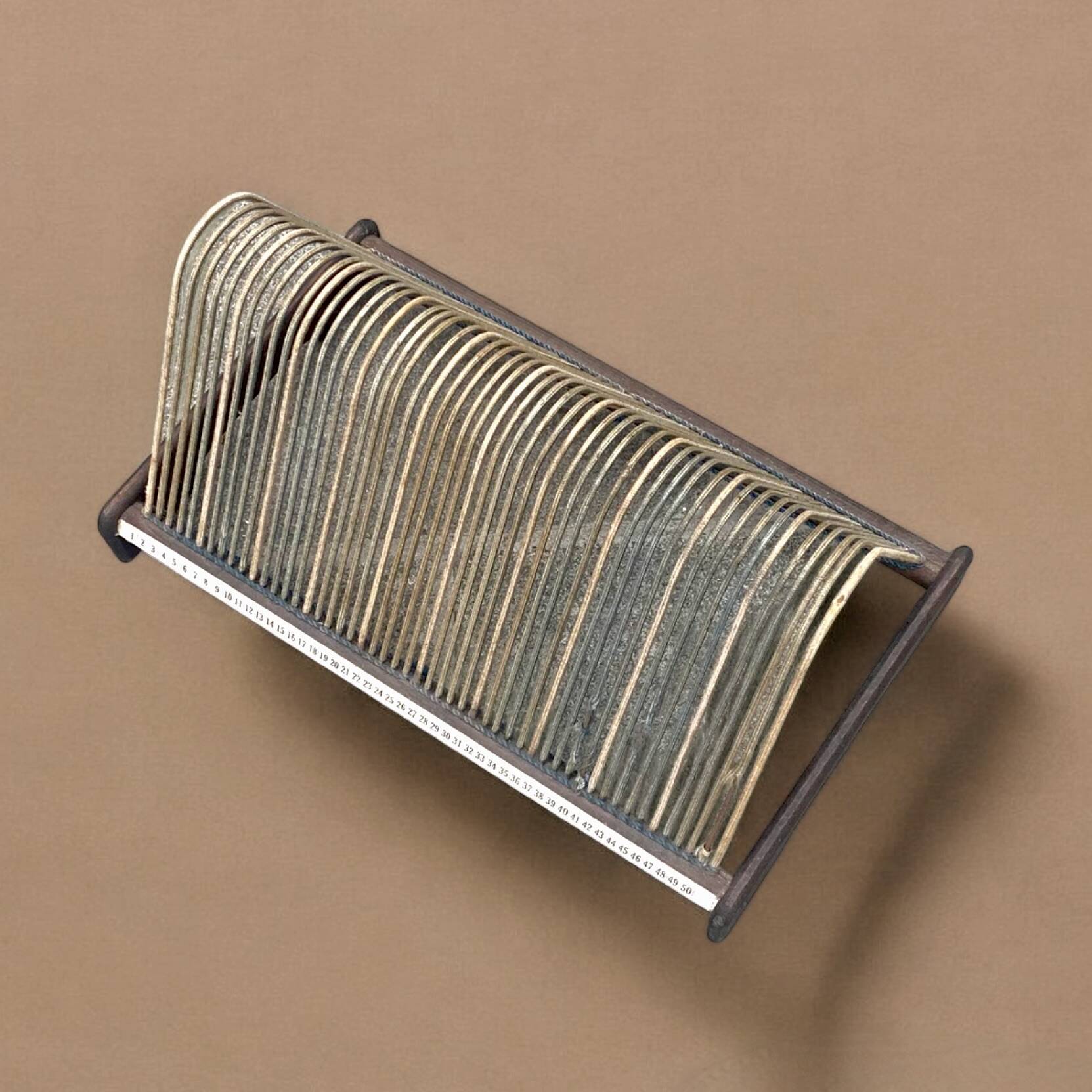 Vintage record holder for 50 vinyls - 1960s