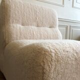 Vintage heater sheep's wool