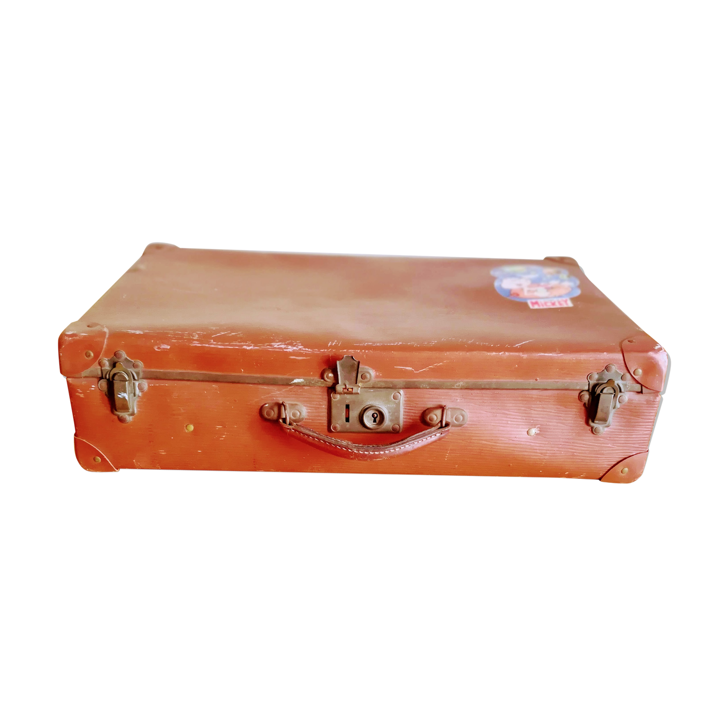 Vintage brown suitcase