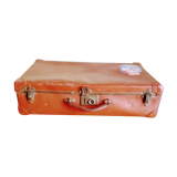 Vintage brown suitcase
