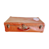 Vintage brown suitcase