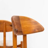 Ensemble de 4 chaises en pin par Vamdrup Stolefabrik (Danemark, années 1970).