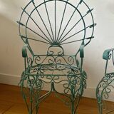 Chaises à bascule enfant Paon par Salterini, Mexique années 1950