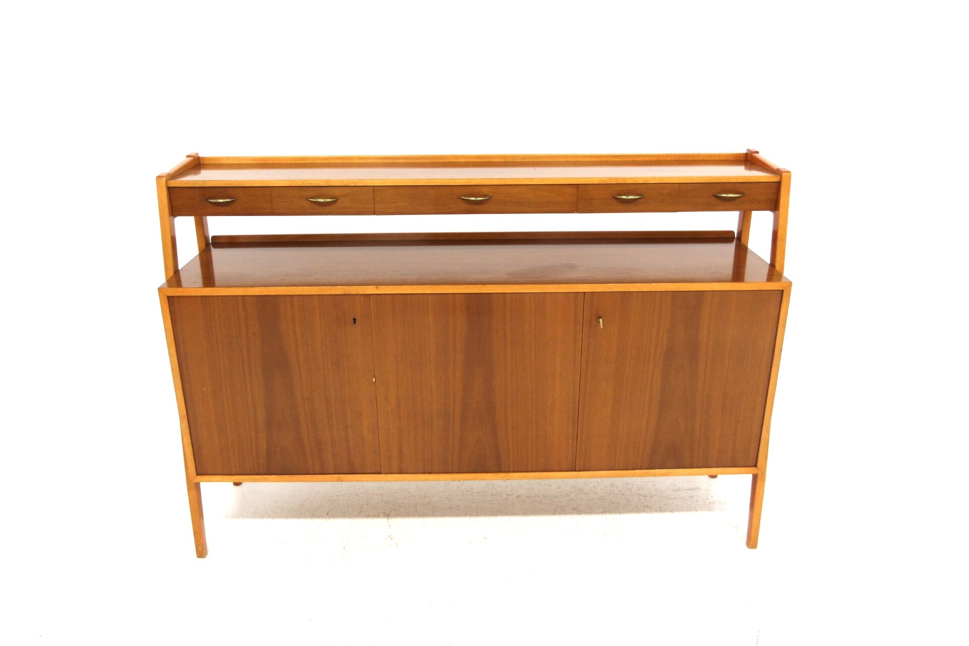 Scandinavian enfilade in mahogany and beech, Sweden, 1960