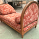 Banquette modulable art déco en hetre teinté XXe siècle