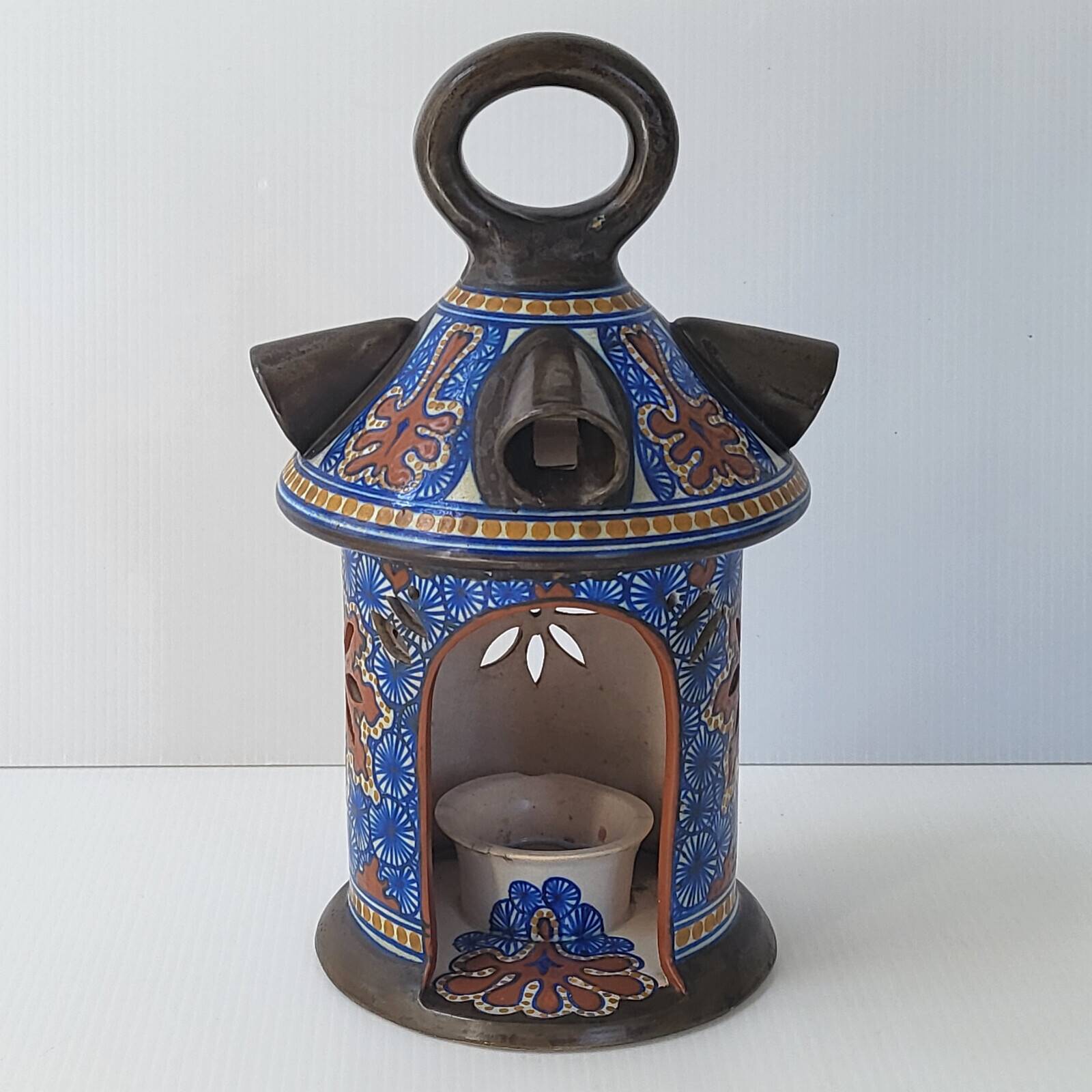 Gouda night light candle holder art deco 1915 vintage updated