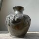 Art Nouveau pewter vase signed Cortesi