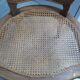 Fauteuil cabriolet canné de style Louis XV