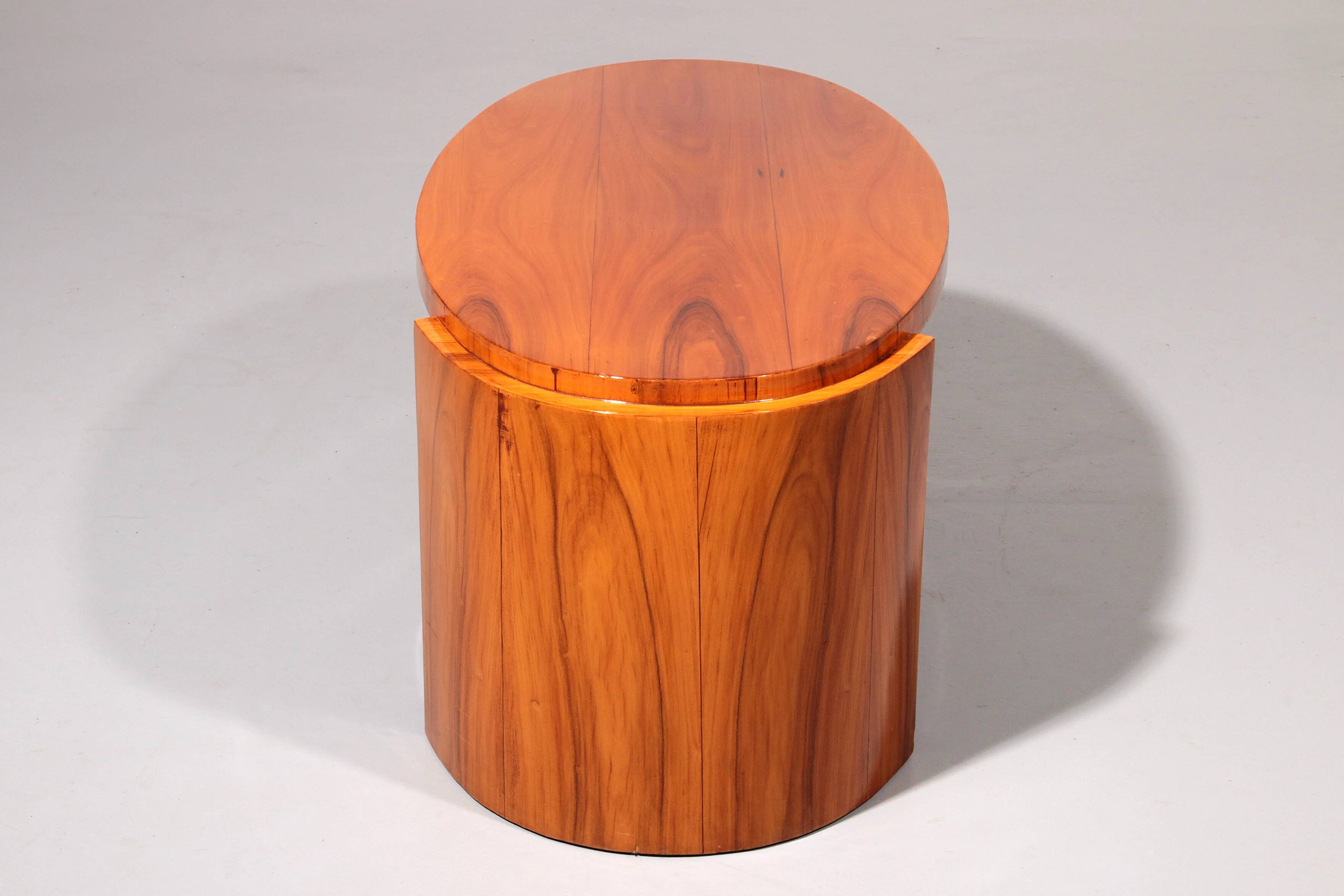Art Deco French light-wood coffee table