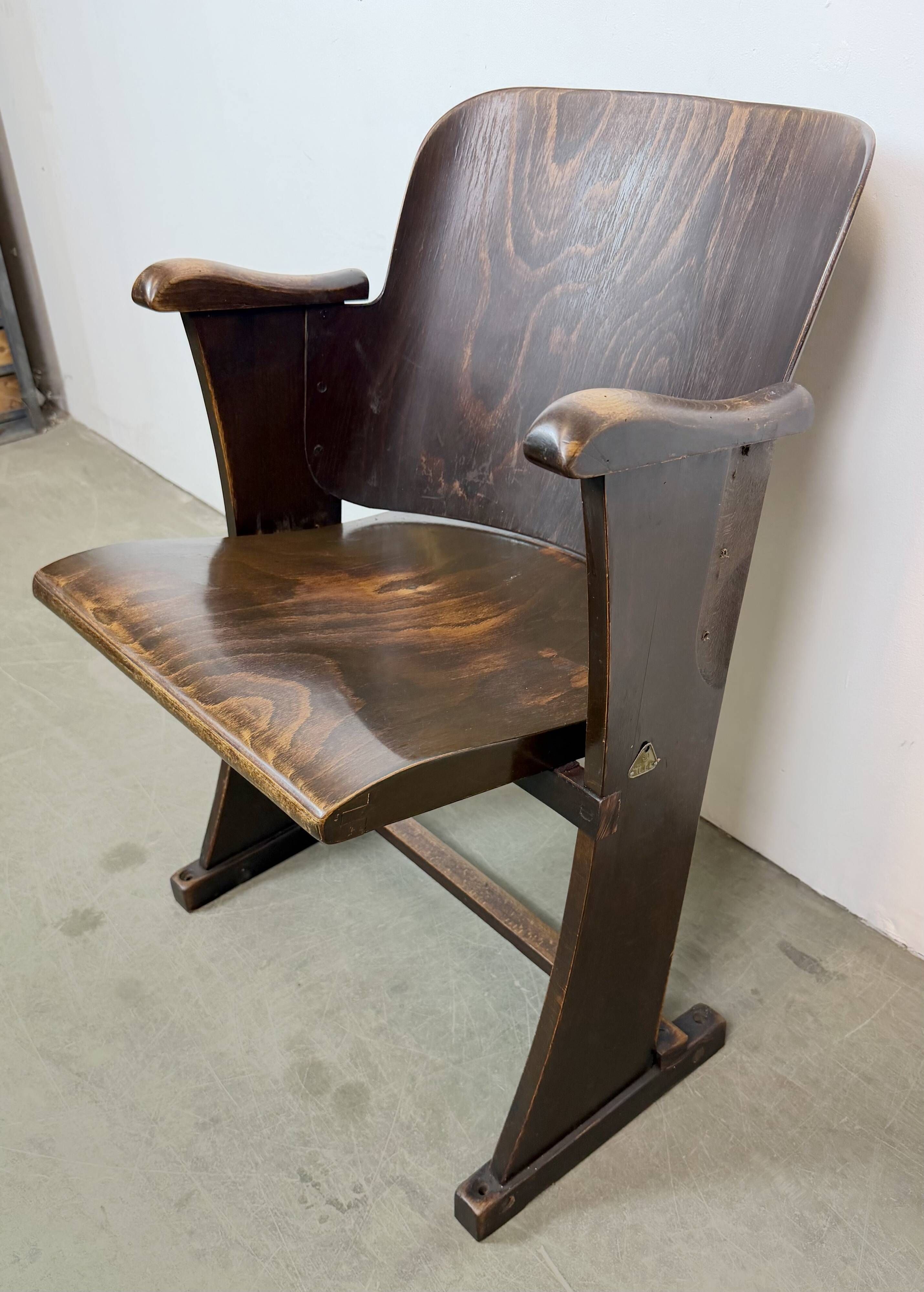 Vintage Cinema or Theatre Seat from Thonet, 1950s