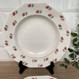 Set of 6 Porcelor Ceranord earthenware soup plates