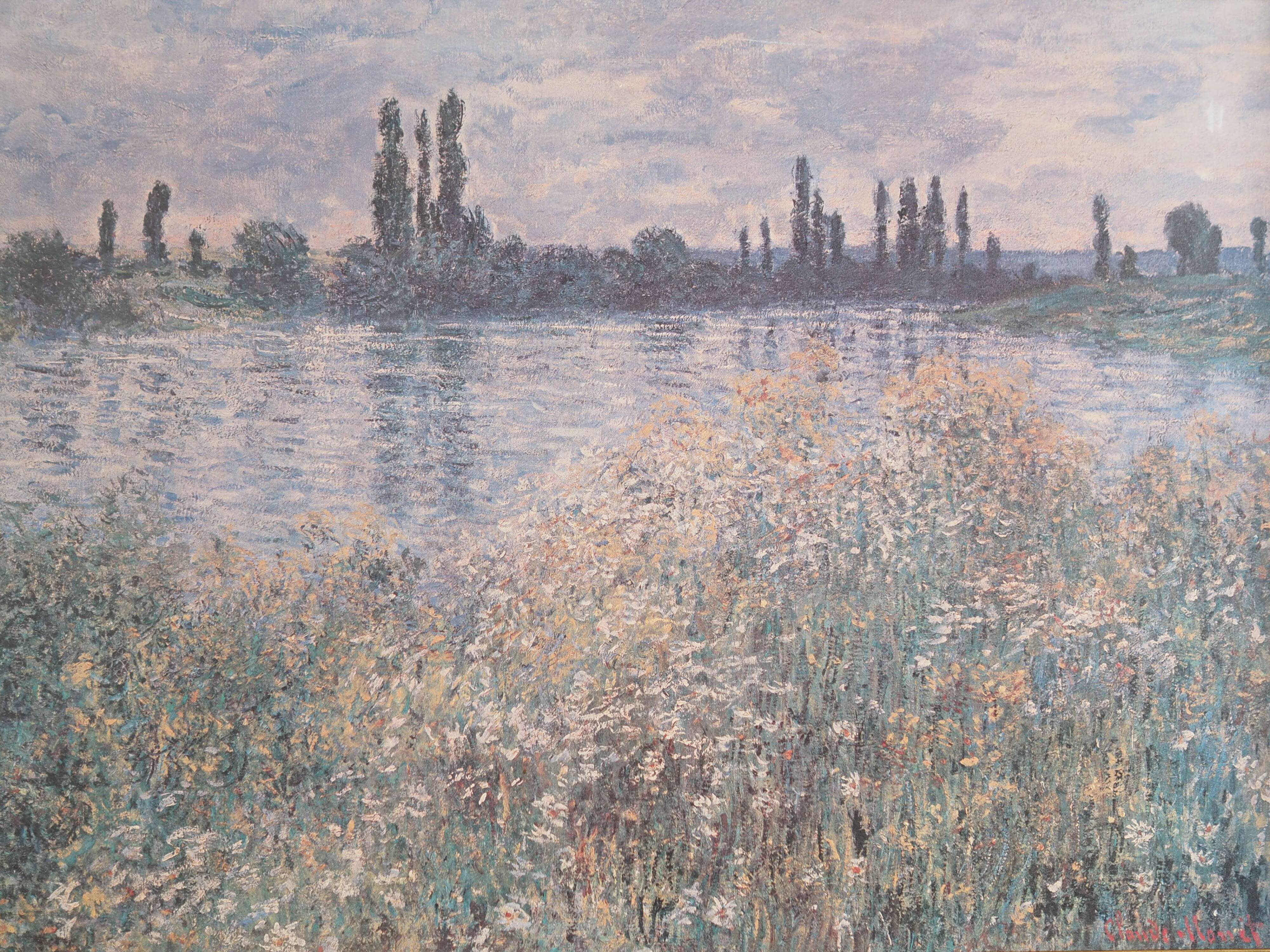 Painting “The Blue Meadow” reproduction