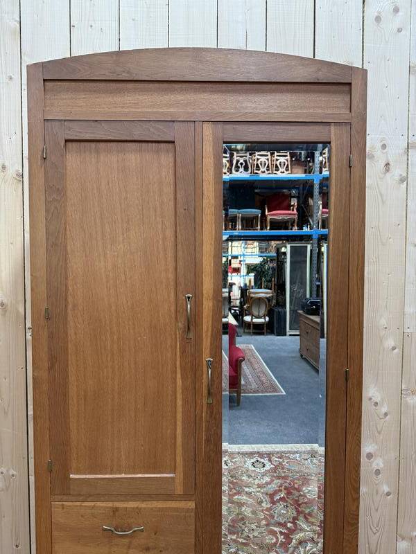 Armoire - Penderie en chêne massif époque 1950/1960