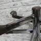Vintage chrome standing coat rack