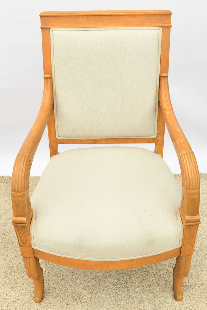 Pair of Restoration style armchairs