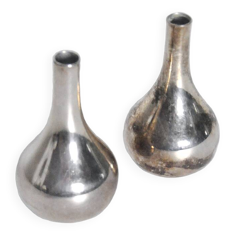 Ensemble de deux bougeoirs en forme de larme par Jens Quistgaard pour Dansk