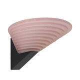 Pair of wall lamps a v mazzega murano italy stylized shape