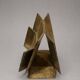 Modernist abstract bronze sculpture signed by María Simón Padrós.