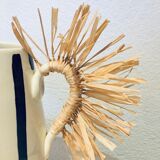 Hand-painted ceramic vase