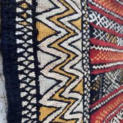 Handwoven Berber Kilim rug, wall hanging.
