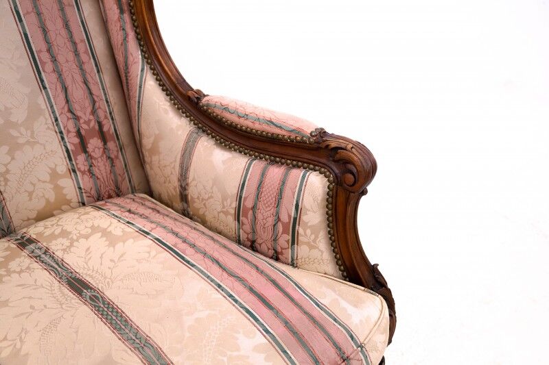 Wingback chairs, France, circa 1900