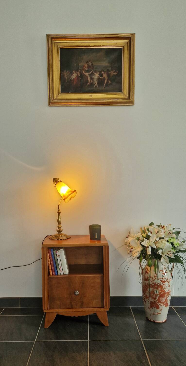 Art Deco low cabinet in rosewood