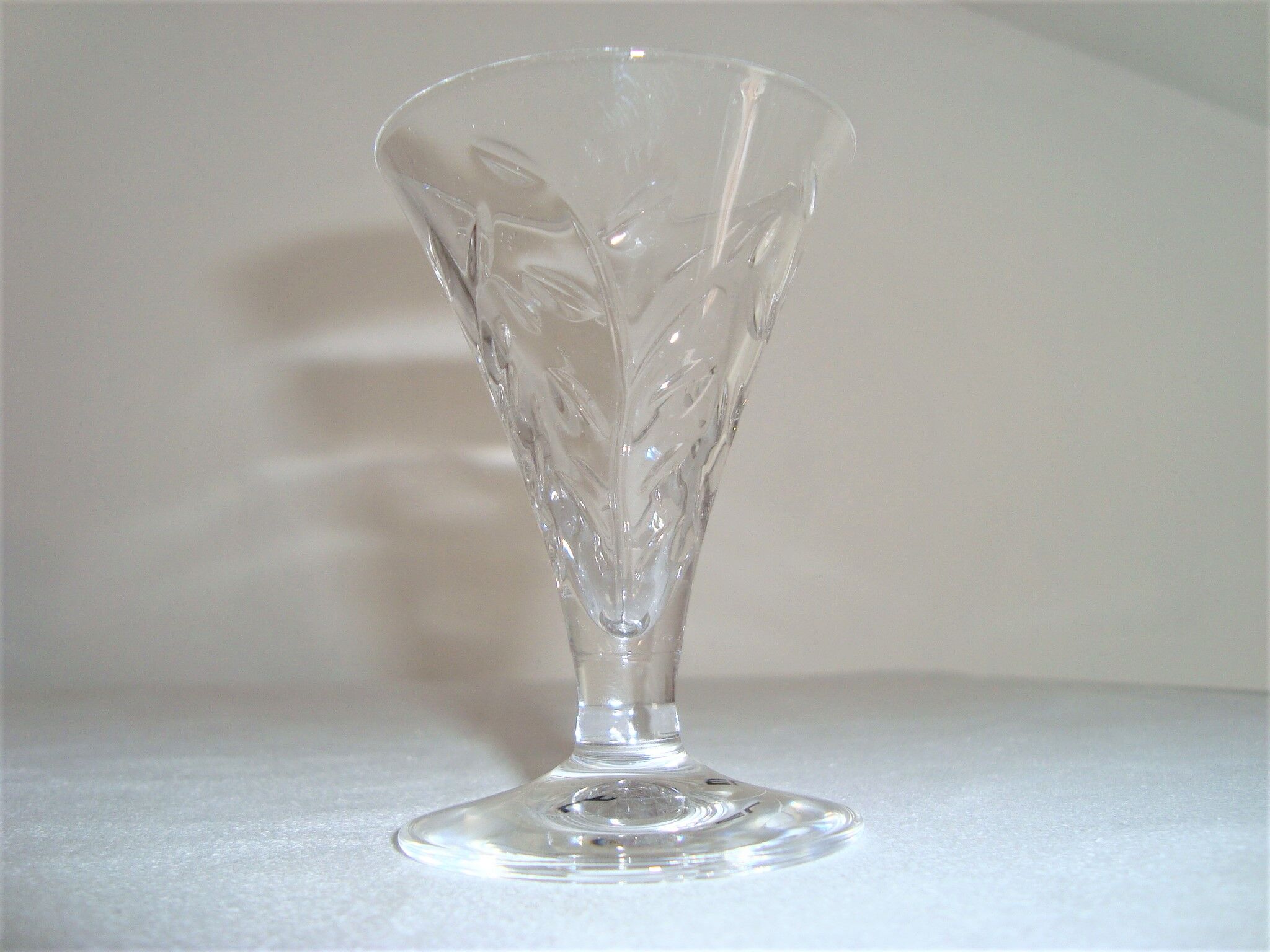 Service Liqueur Lancel Cristal Chiseled Carafe + 6 Glasses