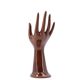 Handmade ring sizer or vase in brown ceramic, Vallauris