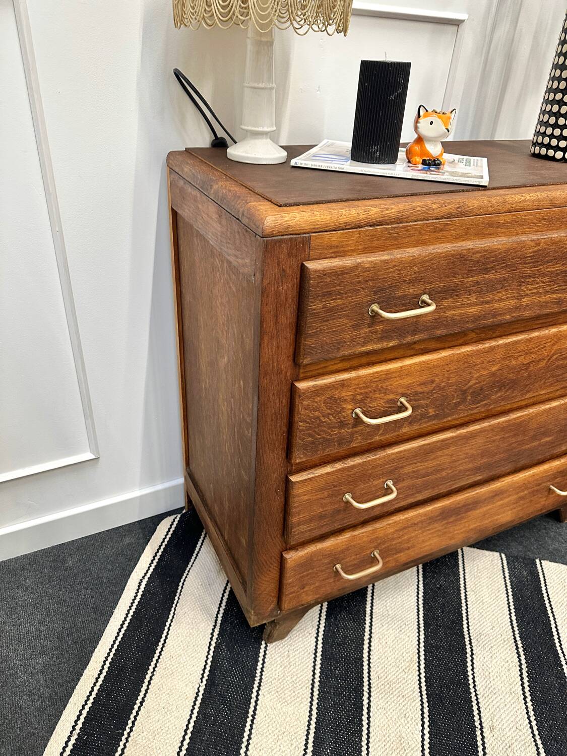 Commode pieds compas vintage